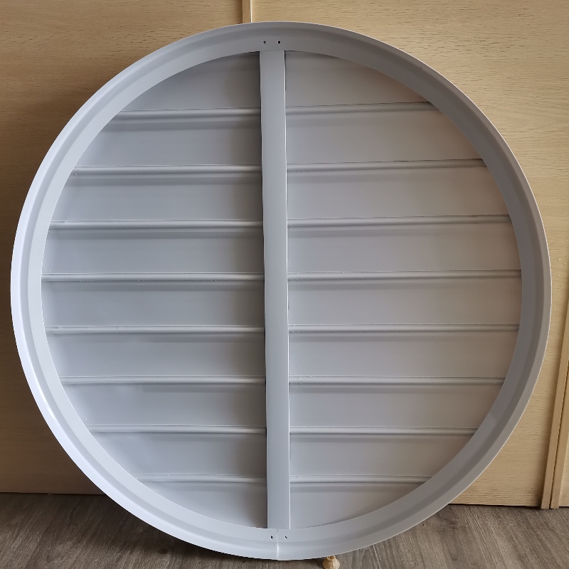 Žaluzie z PVC pro žaluzie pro podtlakový odtahový ventilátor pro farmu nebo továrnu na výrobu skleníkových prasat, aby se získal čerstvý vzduch